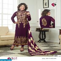 kohinoor vol-2 Faux Georgette Embroidered heena khan collection